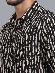KOTTY Men Printed Casual Multicolor Shirt 