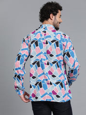 KOTTY Men Printed Casual Multicolor Shirt 