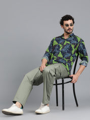 KOTTY Men Printed Casual Multicolor Shirt 
