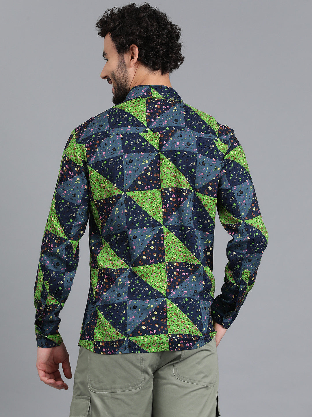 KOTTY Men Printed Casual Multicolor Shirt 