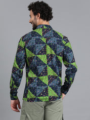 KOTTY Men Printed Casual Multicolor Shirt 