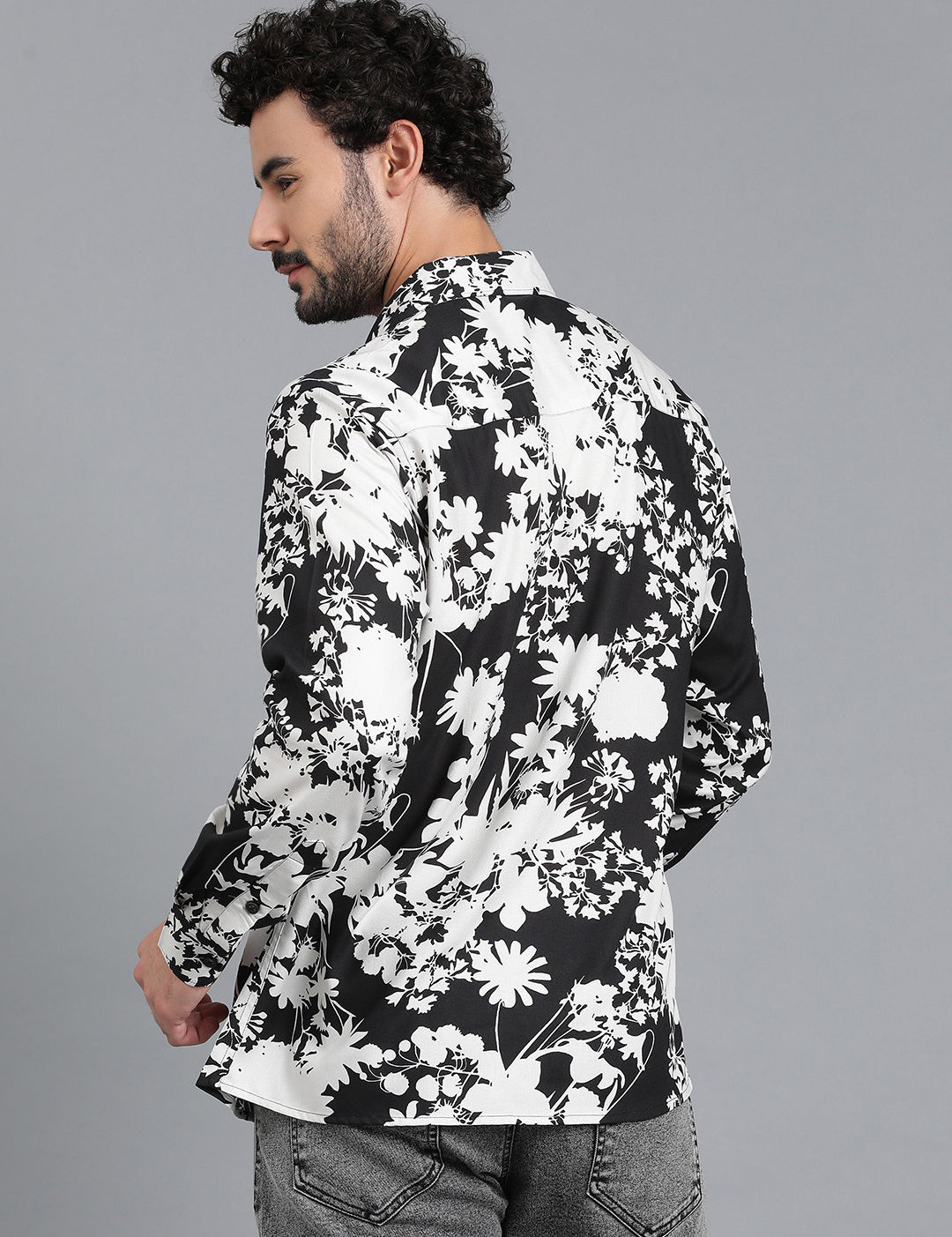 KOTTY Men Printed Casual Multicolor Shirt 