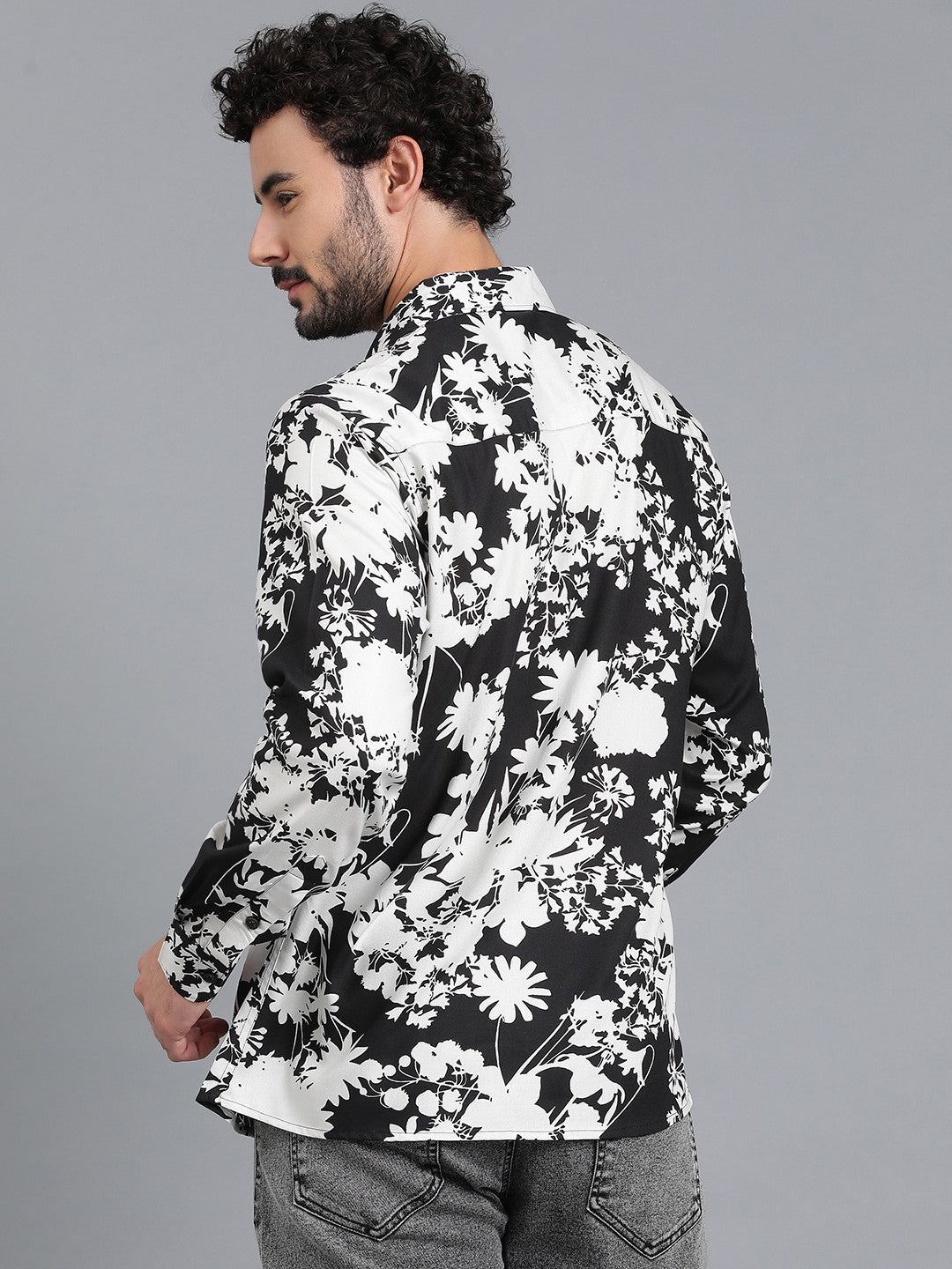 KOTTY Men Printed Casual Multicolor Shirt 