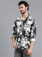KOTTY Men Printed Casual Multicolor Shirt 