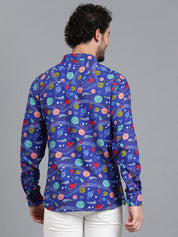 KOTTY Men Printed Casual Multicolor Shirt 
