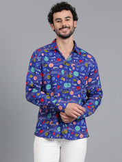 KOTTY Men Printed Casual Multicolor Shirt 