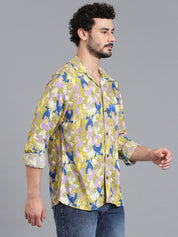 KOTTY Men Printed Casual Multicolor Shirt 