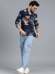 KOTTY Men Printed Casual Multicolor Shirt 