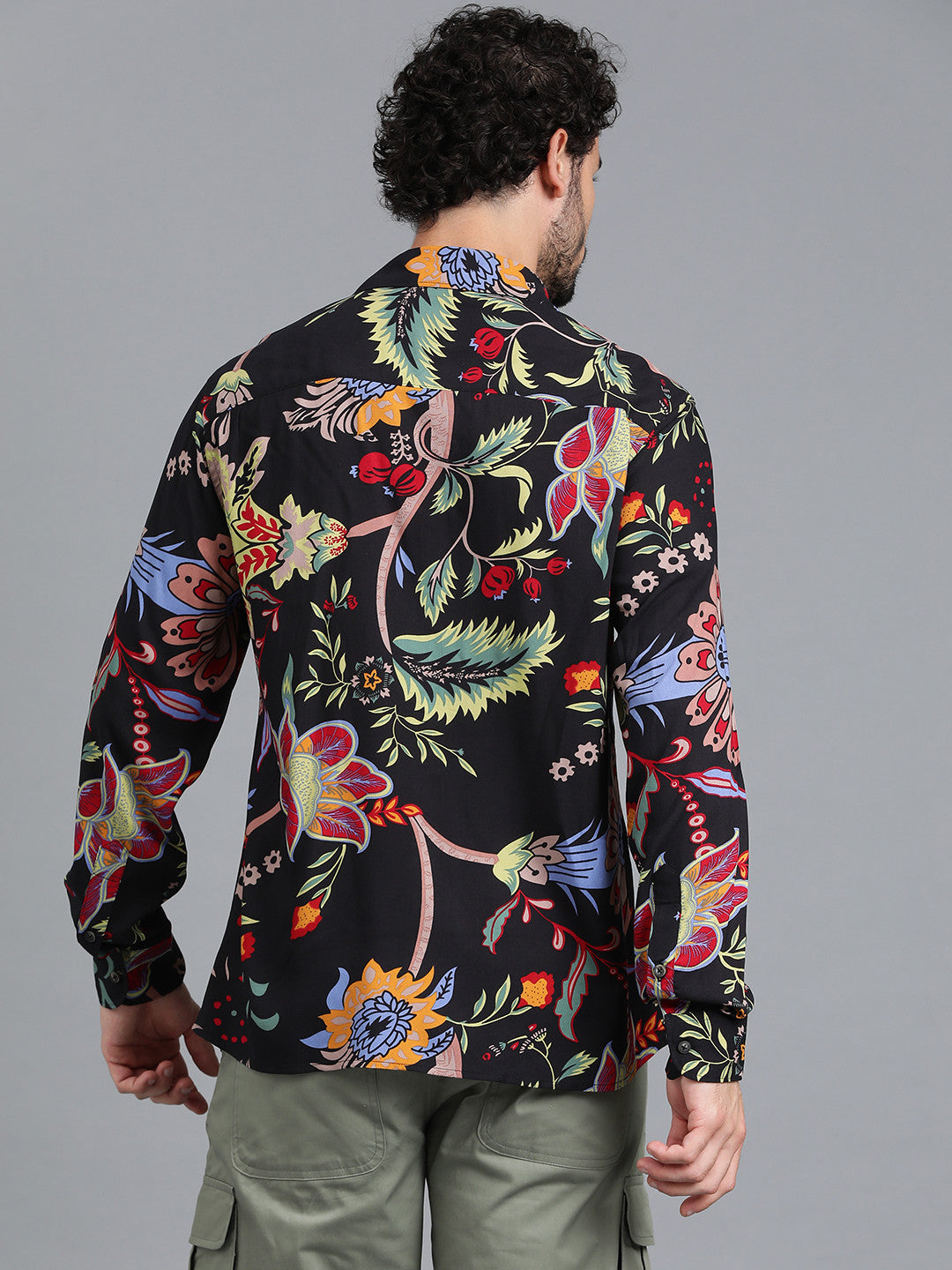 KOTTY Men Printed Casual Multicolor Shirt 