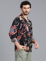 KOTTY Men Printed Casual Multicolor Shirt 