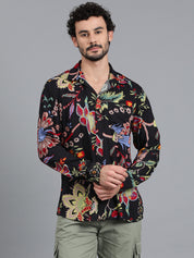 KOTTY Men Printed Casual Multicolor Shirt 