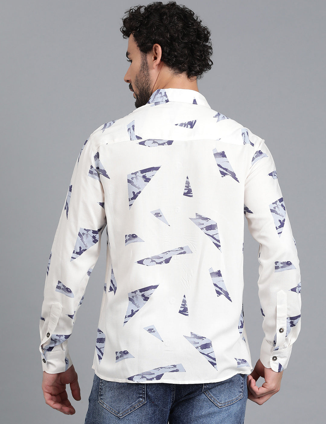 KOTTY Men Printed Casual Multicolor Shirt 