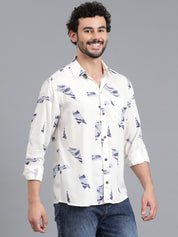 KOTTY Men Printed Casual Multicolor Shirt 