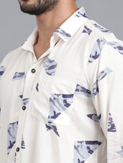 KOTTY Men Printed Casual Multicolor Shirt 