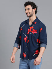 KOTTY Men Printed Casual Multicolor Shirt 