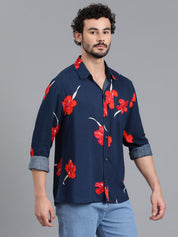KOTTY Men Printed Casual Multicolor Shirt 