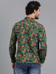 KOTTY Men Printed Casual Multicolor Shirt 
