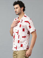 KOTTY Men Printed Casual Multicolor Shirt 