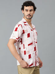 KOTTY Men Printed Casual Multicolor Shirt 