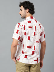 KOTTY Men Printed Casual Multicolor Shirt 