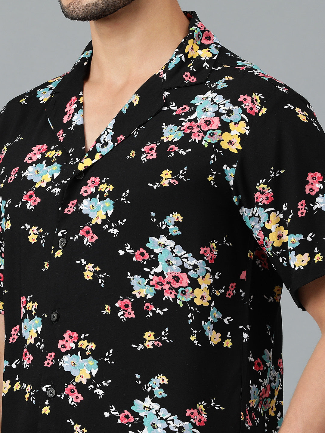 KOTTY Men Printed Casual Multicolor Shirt 