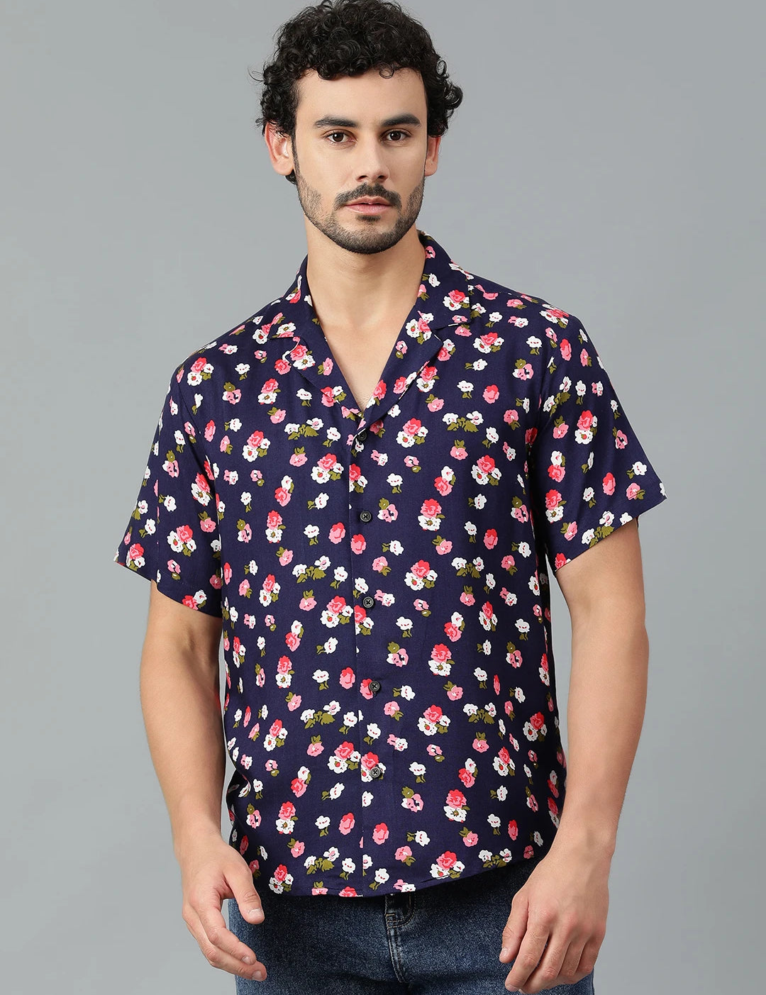 KOTTY Men Printed Casual Multicolor Shirt 