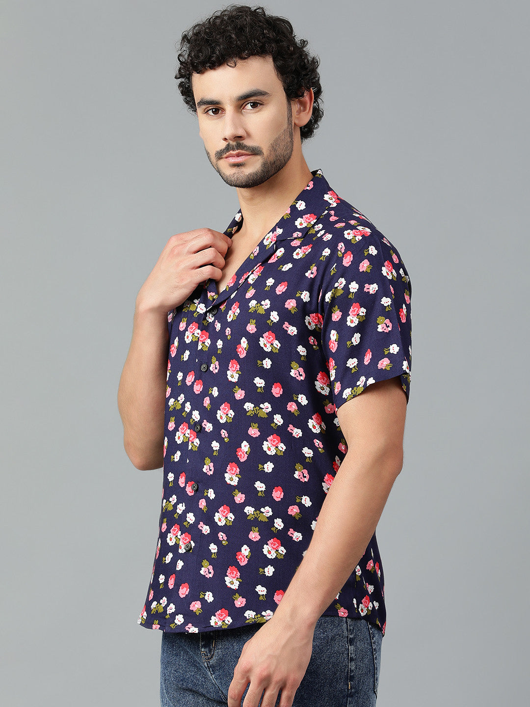 KOTTY Men Printed Casual Multicolor Shirt 