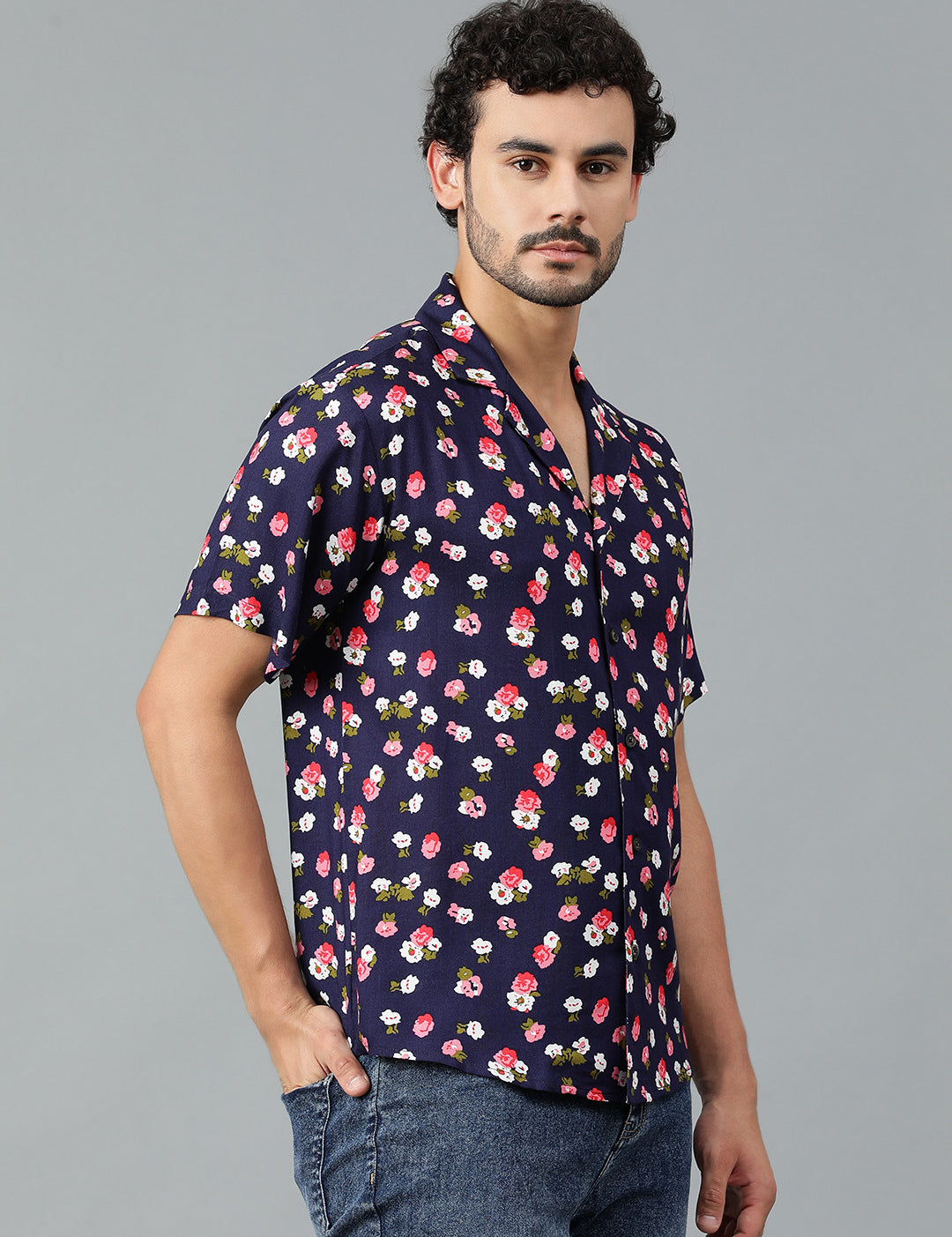KOTTY Men Printed Casual Multicolor Shirt 