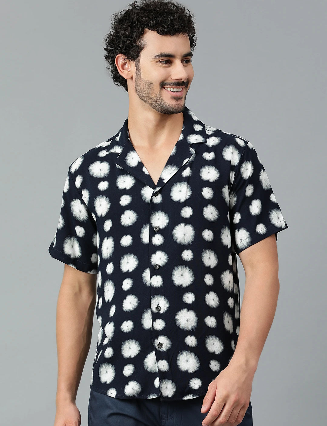 KOTTY Men Printed Casual Multicolor Shirt 
