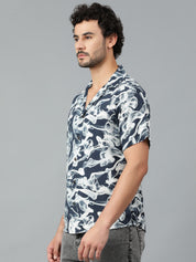 KOTTY Men Printed Casual Multicolor Shirt 