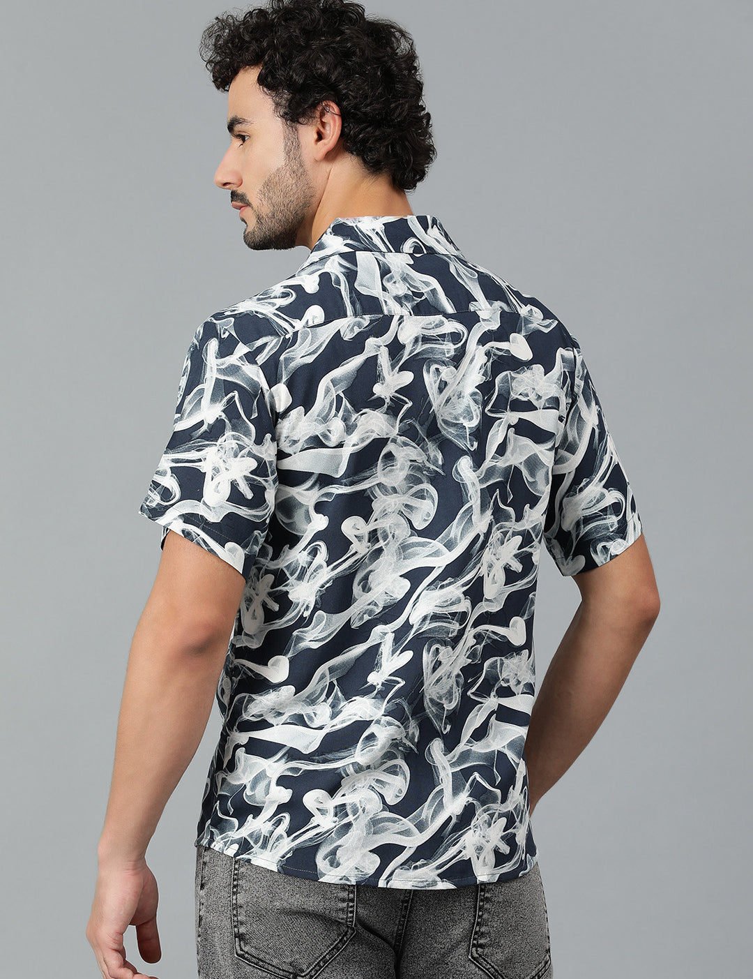 KOTTY Men Printed Casual Multicolor Shirt 