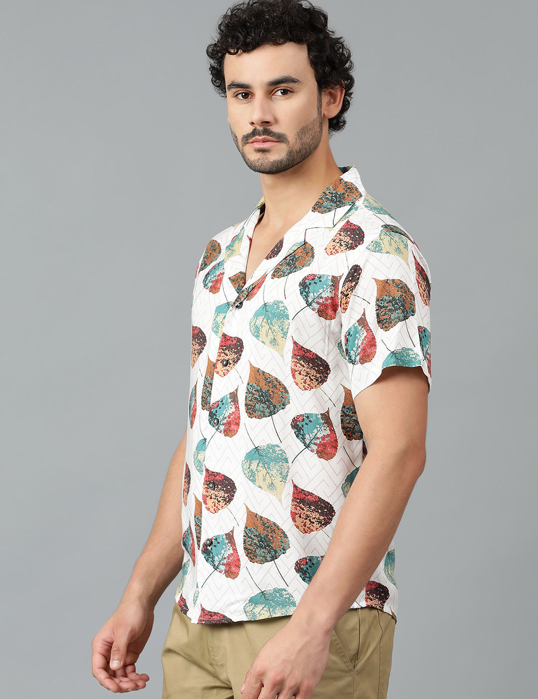 KOTTY Men Printed Casual Multicolor Shirt 