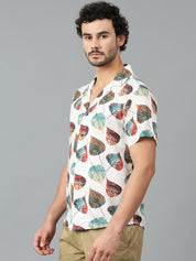 KOTTY Men Printed Casual Multicolor Shirt 