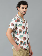 KOTTY Men Printed Casual Multicolor Shirt 