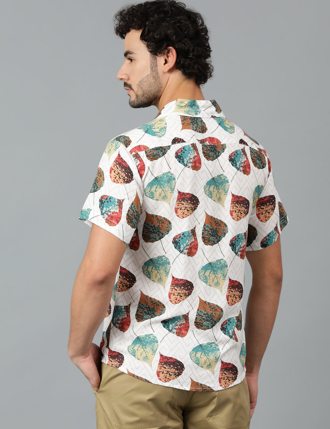 KOTTY Men Printed Casual Multicolor Shirt 