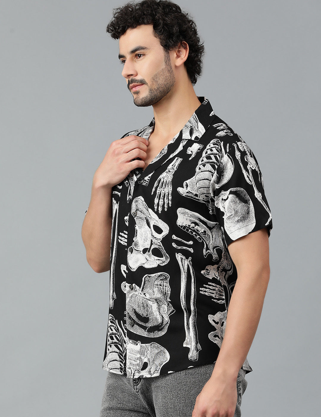 KOTTY Men Printed Casual Multicolor Shirt 
