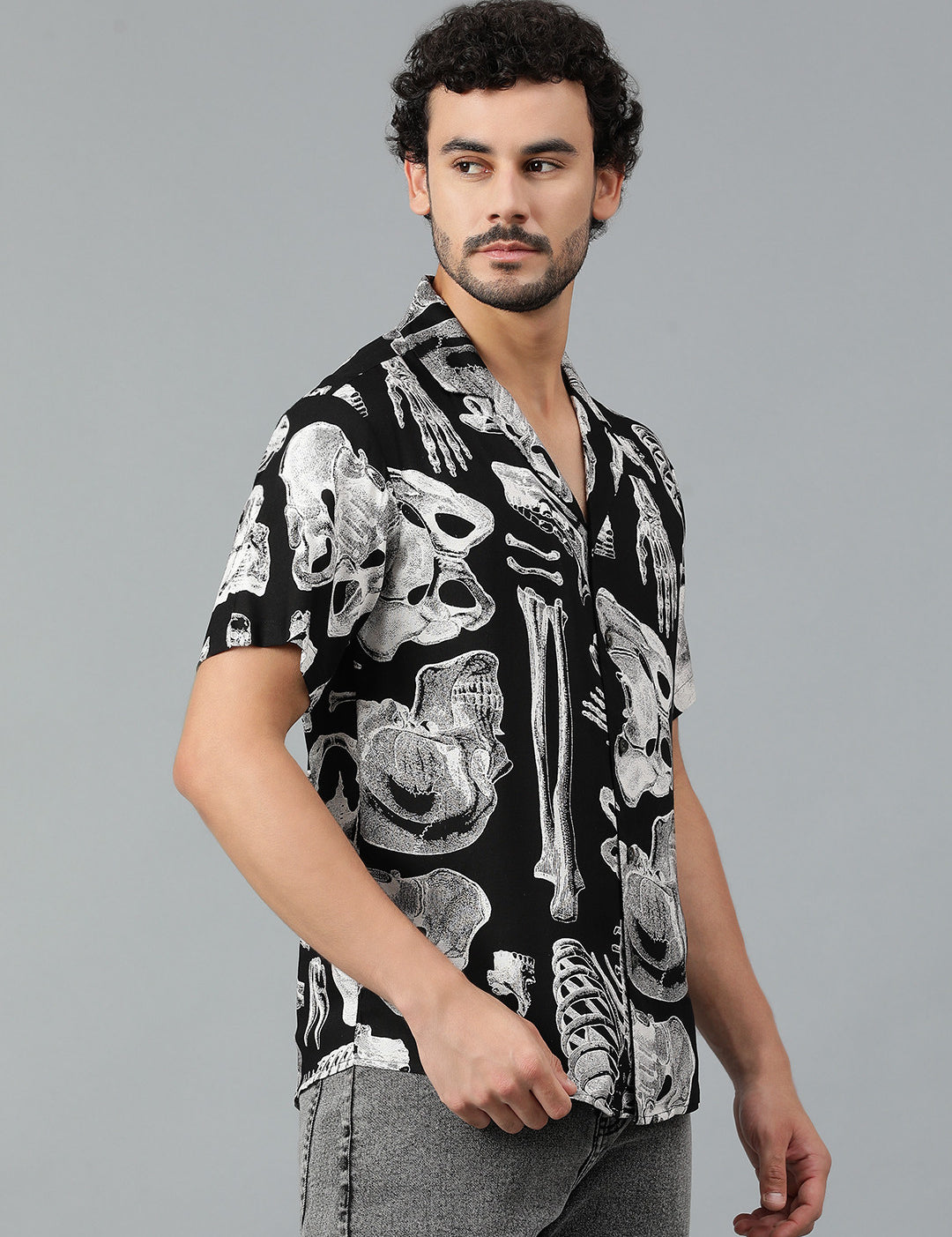 KOTTY Men Printed Casual Multicolor Shirt 