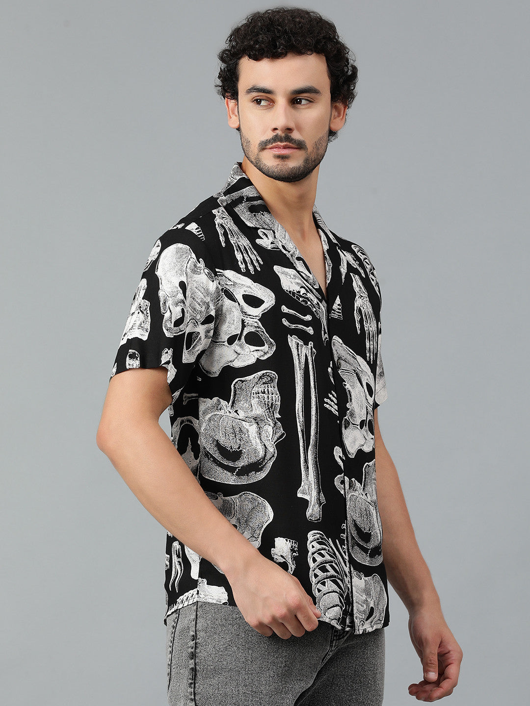 KOTTY Men Printed Casual Multicolor Shirt 
