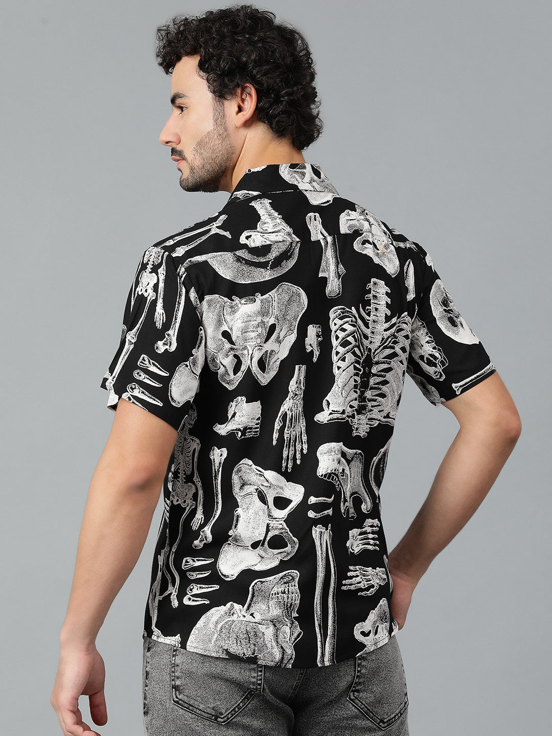 KOTTY Men Printed Casual Multicolor Shirt 
