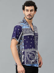 KOTTY Men Printed Casual Multicolor Shirt 