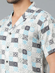 KOTTY Men Printed Casual Multicolor Shirt 