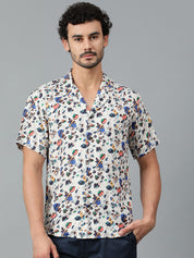 KOTTY Men Printed Casual Multicolor Shirt 