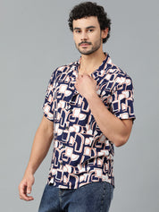 KOTTY Men Printed Casual Multicolor Shirt 