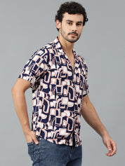 KOTTY Men Printed Casual Multicolor Shirt 