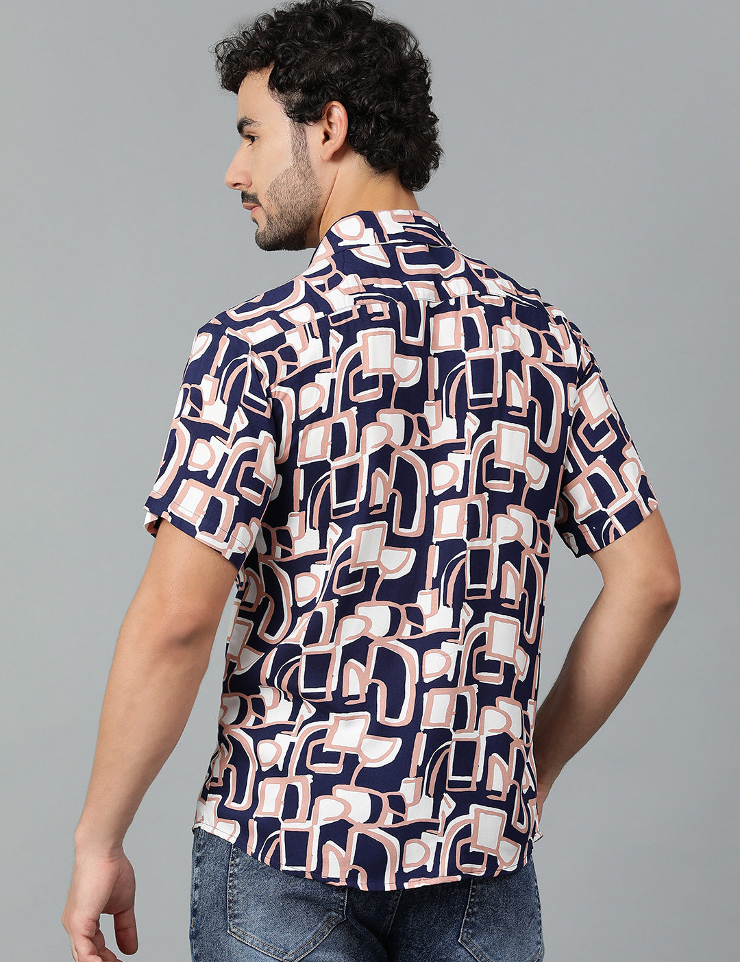 KOTTY Men Printed Casual Multicolor Shirt 