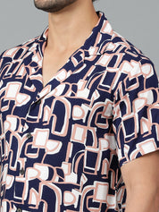 KOTTY Men Printed Casual Multicolor Shirt 