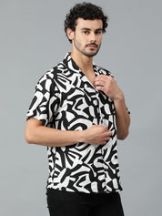 KOTTY Men Printed Casual Multicolor Shirt 