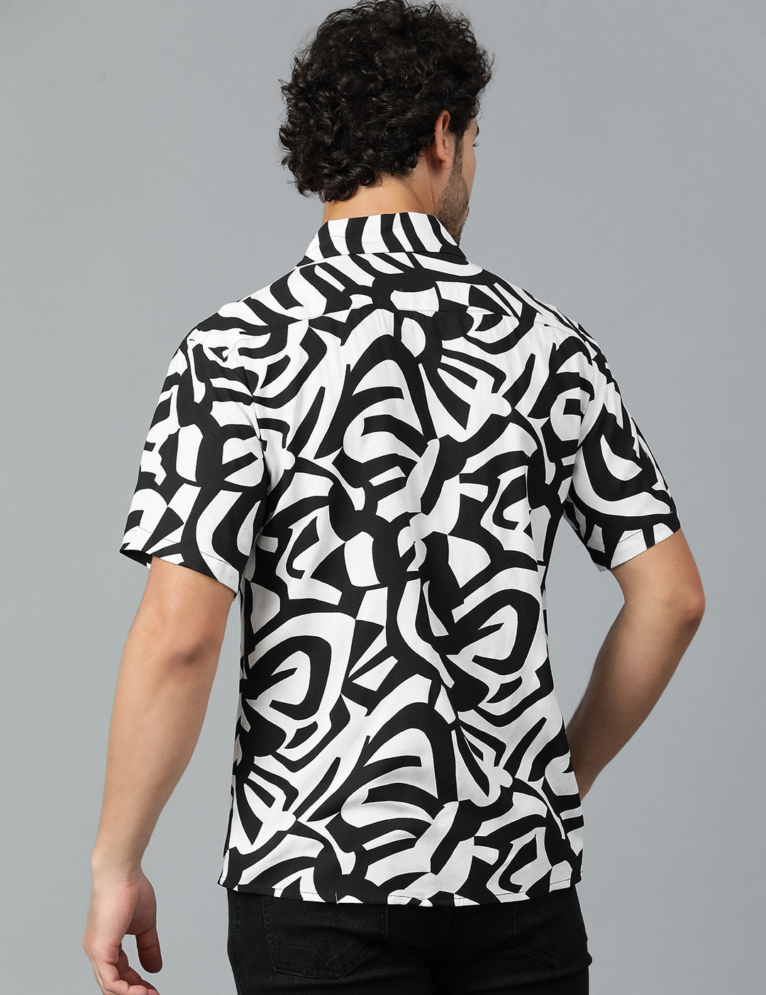 KOTTY Men Printed Casual Multicolor Shirt 