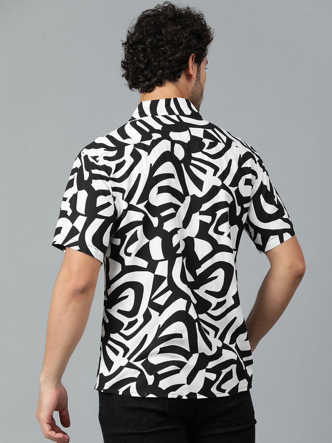 KOTTY Men Printed Casual Multicolor Shirt 