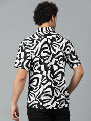 KOTTY Men Printed Casual Multicolor Shirt 